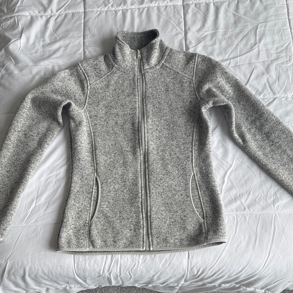 Women's Gray Full-Zip Jacket